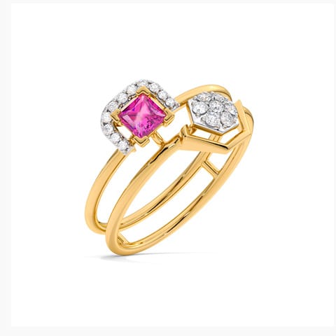 Dazzling Pink Gemstone Ring Dazzling Pink Gemstone Ring
