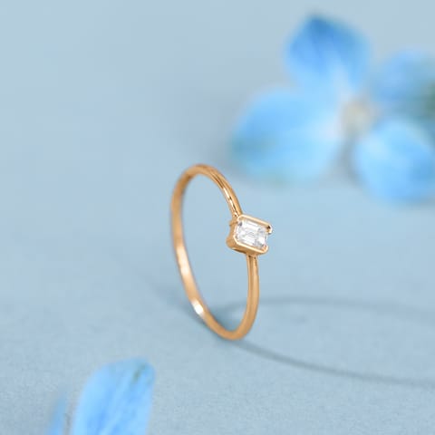 Mini Square Diamond Ring Mini Square Diamond Ring