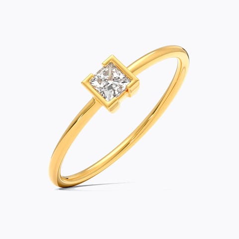 Mini Square Diamond Ring Mini Square Diamond Ring