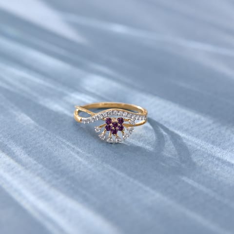 Purple Crown Gemstone Ring Purple Crown Gemstone Ring
