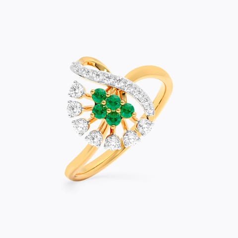 Sage Spark Gemstone Ring