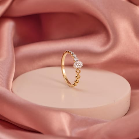 Link and Lit Diamond Ring