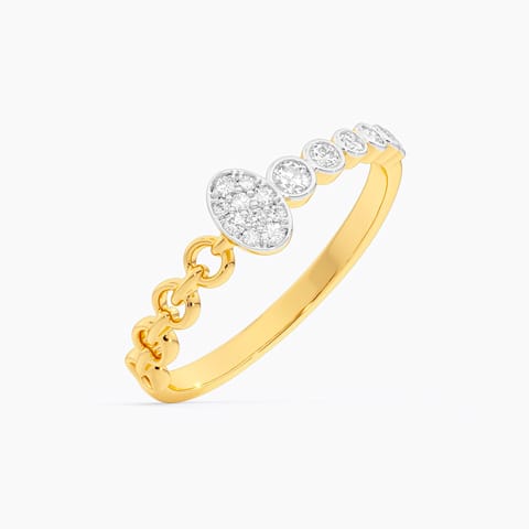 Link and Lit Diamond Ring