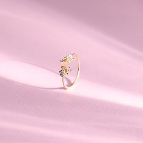 Sapphire Verse Gemstone Open Ring Sapphire Verse Gemstone Open Ring