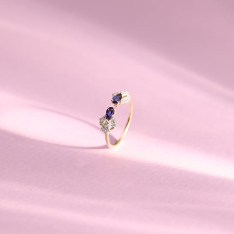 Sapphire Clan Gemstone Open Ring