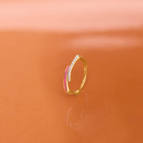 Pink Apical Diamond Ring
