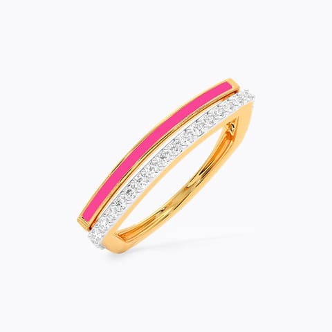 Streaking Pink Diamond Ring Streaking Pink Diamond Ring