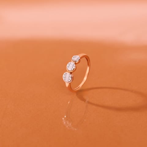 Glittering Orb Diamond Ring