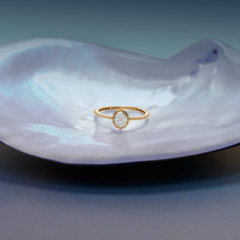 Beaded Orb Diamond Ring Beaded Orb Diamond Ring