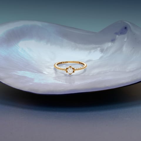 Glint Ovoid Diamond Ring Glint Ovoid Diamond Ring