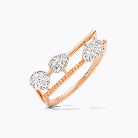 Celeste Row Diamond Ring