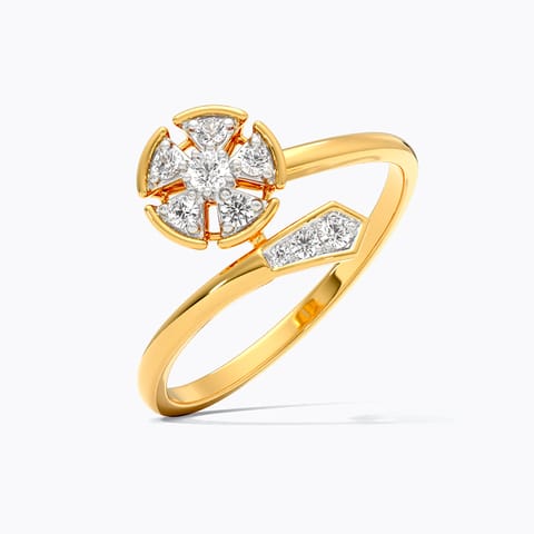 Circular Wrap Diamond Ring