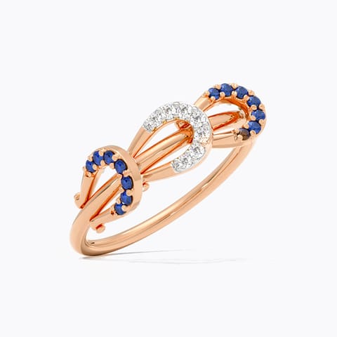 Azure Flip Gemstone Ring