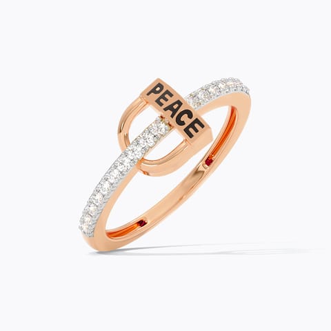 Peace Diamond Ring