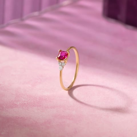 Rubelia 9KT Gemstone Ring