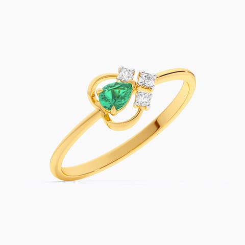 Jade Light 9KT Gemstone Ring