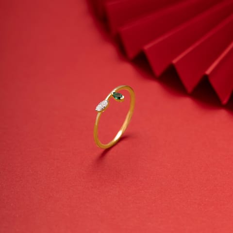Verde Glow 9KT Gemstone Ring