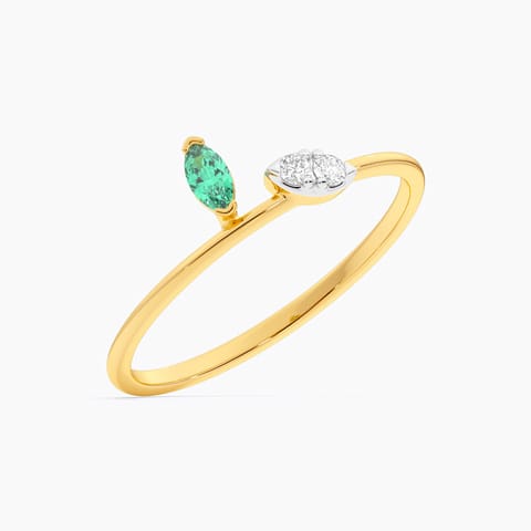 Verde Glow 9KT Gemstone Ring