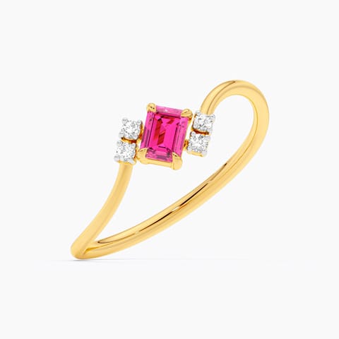Solara Red 9KT Gemstone Ring Solara Red 9KT Gemstone Ring