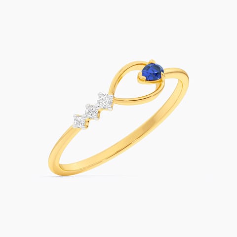 Aria Blue 9KT Gemstone Ring