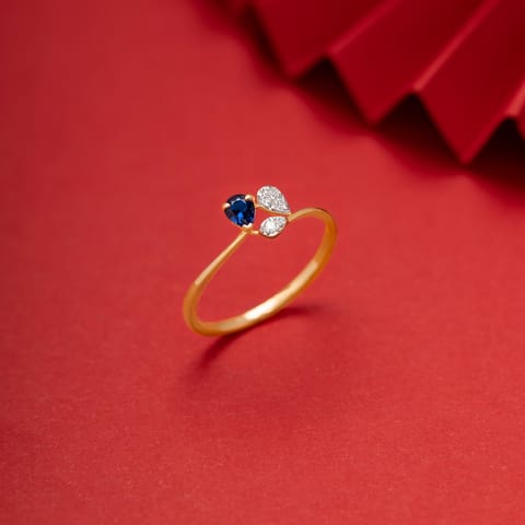 Nero Blue 9KT Gemstone Ring