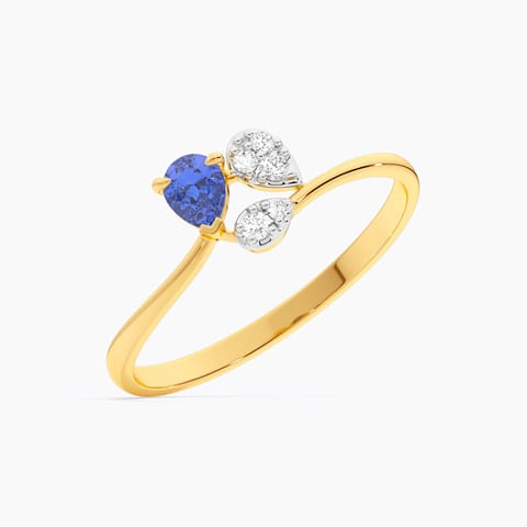 Nero Blue 9KT Gemstone Ring