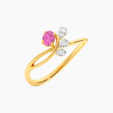 Nova Pink 9KT Gemstone Ring