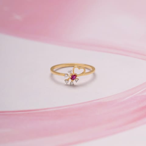 Rosso 9KT Gemstone Ring