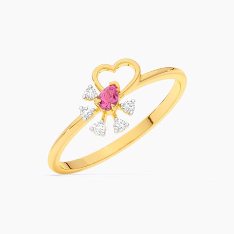 Rosso 9KT Gemstone Ring
