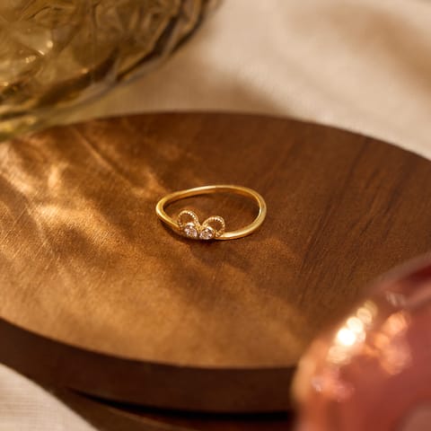 Petite Bow 9KT Diamond Ring Petite Bow 9KT Diamond Ring