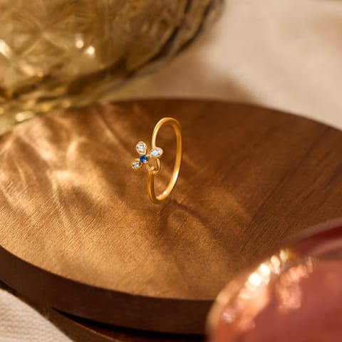 Blue Bloom 9KT Gemstone Ring Blue Bloom 9KT Gemstone Ring