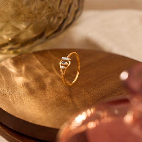 Hue Lines 9KT Gemstone Ring