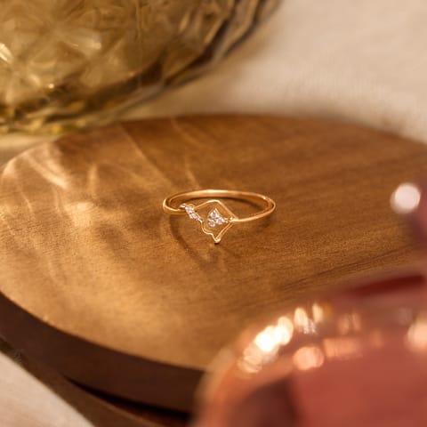 Curvy Spark 9KT Diamond Ring Curvy Spark 9KT Diamond Ring