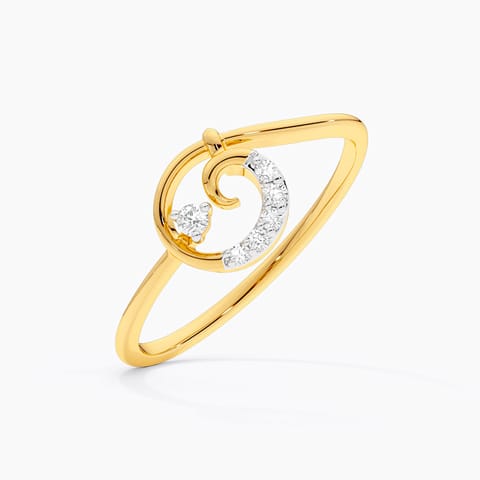 Circular Gleam 9KT Diamond Ring