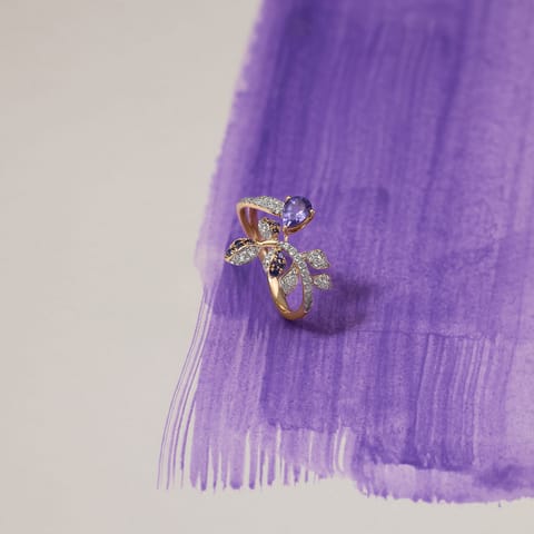 Sapphire Petals Gemstone Ring