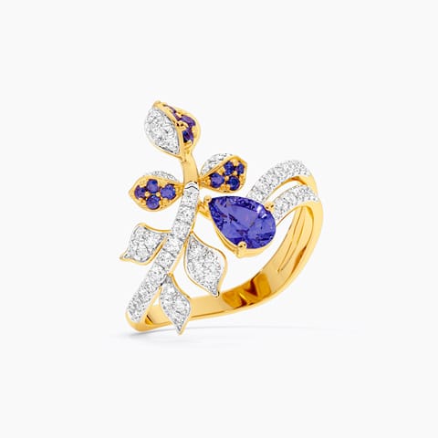 Sapphire Petals Gemstone Ring Sapphire Petals Gemstone Ring