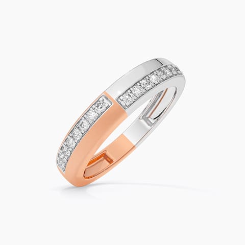 Bold Panel Diamond Ring for Men