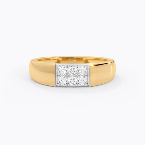 Precision Crest Diamond Ring for Men