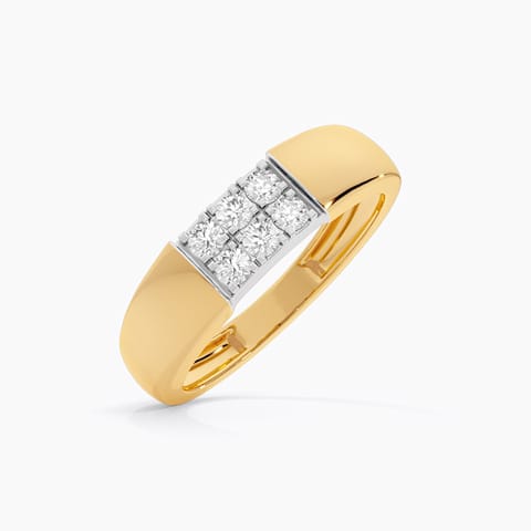 Precision Crest Diamond Ring for Men