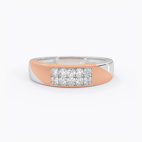 Iconic Cluster Diamond Ring for Men