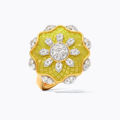 Regal Engrave Diamond Ring