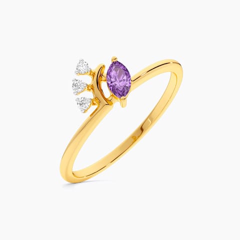 Purple Pop 9KT Gemstone Ring