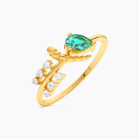 Vita Green 9KT Gemstone Ring