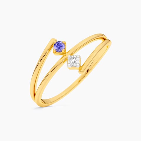 Mono Azure 9KT Gemstone Ring