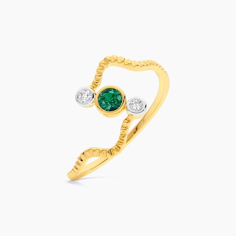 Mint Spark 9KT Gemstone Ring