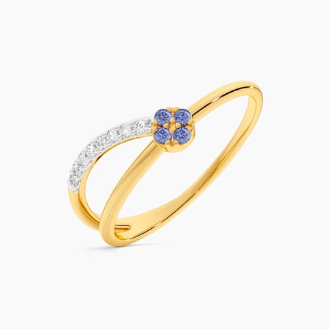 Shooting Ray 9KT Gemstone Ring