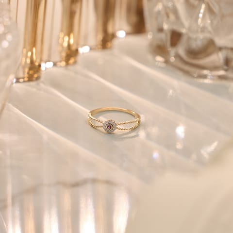 Classic Purple 9KT Gemstone Ring Classic Purple 9KT Gemstone Ring