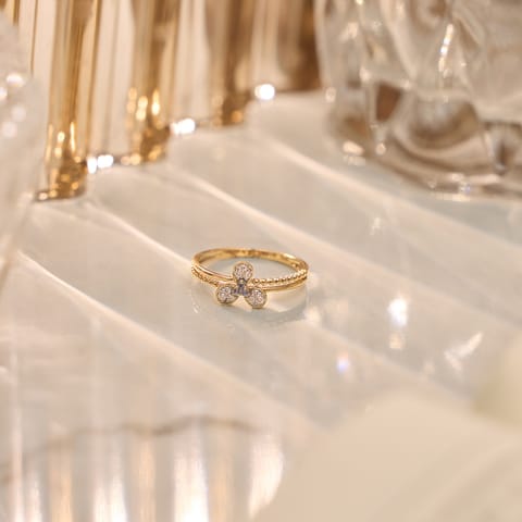 Sparkling Wheel 9KT Gemstone Ring Sparkling Wheel 9KT Gemstone Ring