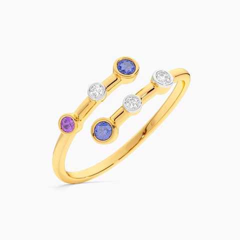 Calico 9KT Gemstone Ring