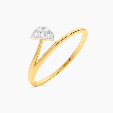 Tiny Punkah 9KT Diamond Ring